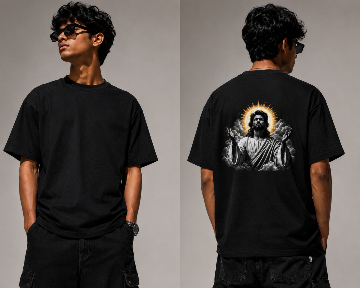 Thalapathy Vijay Kollywood Jesus T-Shirt